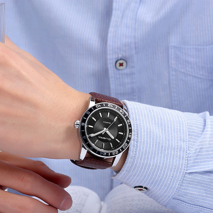 Time Master — Minimalist Black Watch