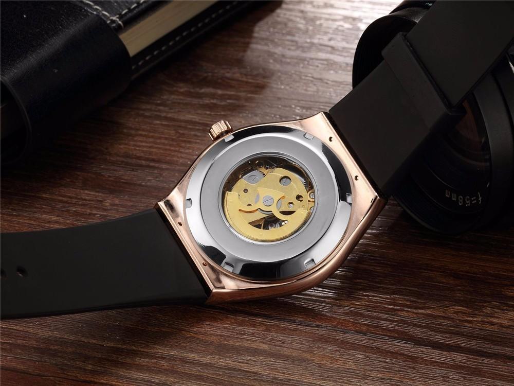 Boulon Rose Gold — Automatic Skeleton Watch
